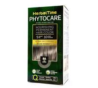 Herbal Time Phytocare Teinture permanente pour cheveux Blond cendré 8A | teinture capillaire naturelle professionnelle | Nourrissez et protégez vos cheveux | Sans ammoniaque, PPD et SLS | 124,5ml