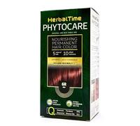 Herbal Time Phytocare Teinture permanente pour cheveux Rouge 6R | teinture capillaire naturelle professionnelle | Nourrissez et protégez vos cheveux | Sans ammoniaque, PPD et SLS | 124,5ml
