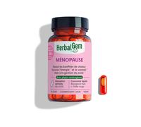 HerbalGem GEMMOCAPS Ménopause – Complément sans hormones, réduit bouffées de chaleur – 30 capsules