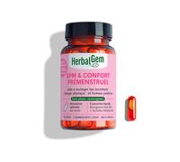 HerbalGem Complément sans hormones SPM & confort prémenstruel 30 capsules Bio