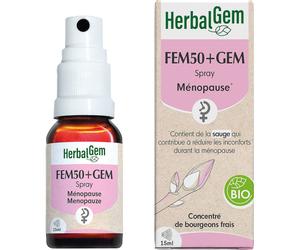 Herbalgem Complexes De Gemmothérapie Fem50+ Bio Spray GC22 Flacon 15 ml