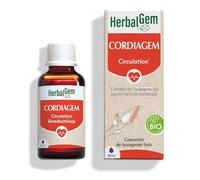 HerbalGem Cordiagem Bio Complexe Circulation 30 ml | Gui, ail des ours et aubépine pour favoriser une circulation fluide. Extrait de bourgeon concentré, dès 13 ans.