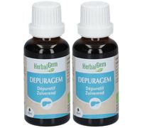 HerbalGem Depuragem Bio 2 pour 1 Huile 2x30 ml