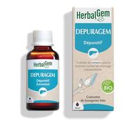 HerbalGem – Complexe dépuratif Gemmothérapie Bio – Favorise l'élimination des toxines – 30 ml