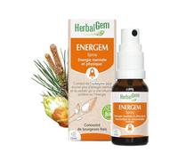 Herbalgem Energem Spray GC28 Bio Énergie Mentale Et Physique Flacon 15ml