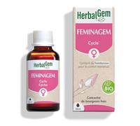 HERBALGEM, Feminagem BIO, Complexe de Gemmothérapie Concentrée, Favorise le confort menstruel, 30 ML