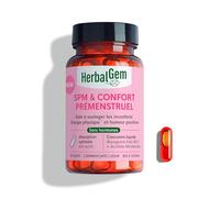 HERBALGEM - GEMMOCAPS SPM & Confort Prémenstruel - Complément Sans Hormones - Soulage Inconforts & Équilibre Humeur - 30 Capsules Bio