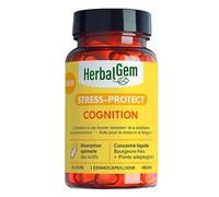 HerbalGem – Gemmocaps® Stress-Protect Cognition – Mémoire & concentration – 30 gélules