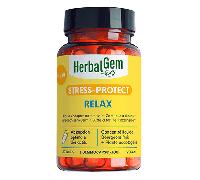 HerbalGem Complément alimentaire Gemmocaps® Stress-Protect Relax – Tension nerveuse – 30 capsules