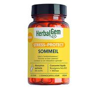 HERBALGEM - GEMMOCAPS® STRESS-PROTECT SOMMEIL - Aide à l'endormissement et favorise un bon sommeil - 30 Capsules