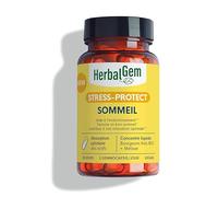 HERBALGEM - GEMMOCAPS® STRESS-PROTECT SOMMEIL - Aide à l'endormissement et favorise un bon sommeil - 30 Capsules