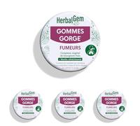 Herbalgem - Gommes Gorge Fumeurs Bio 45 g (Lot de 4)
