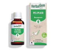 HERBALGEM - Peuplier Bio Complément Alimentaire Extrait De Bourgeon Frais Pour Voies Respiratoires 30 ml Goutte(S)