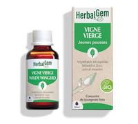 HerbalGem Macérât-Mère Vigne Vierge Bio 30 ml | Convient pour la santé de la peau et la santé cardiovasculaire. Vegan. Extrait de bourgeon frais.