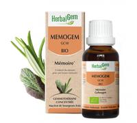HerbalGem Complexe de gemmothérapie Memogem GC10 Mémoire Bio – Flacon 30 ml