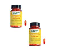 Herbalgem - pack de 2 cognition bio - concentration & mémoire