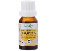 Herbalgem - Propolis Concentrée - Large Spectre Gouttes Bio - Dès les Premiers Signes du Refroidissement - 15 ml - L'emballage peut varier