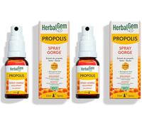 HerbalGem - Propolis Large Spectre Spray Bio - Dès sensation d’un refroidissement - 15 ML (Lot de 2)