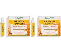 Herbalgem - Propolis Monodoses Bio - Immunité et Vitalité 7x10 ml (Lot de 2)