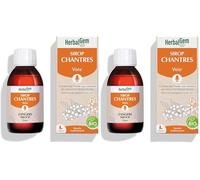 HerbalGem | Sirop des Chantres Bio | pour Donner de l’éclat à votre Voix | Recette Traditionnelle | 150 ml (Lot de 2)