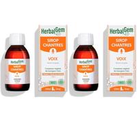 HerbalGem Sirop Des Chantres Éclat Voix Bio 250 ml (Lot de 2)