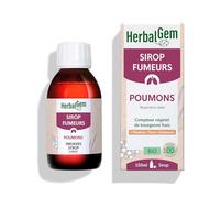 HerbalGem Sirop des Fumeurs Bio - Bien-être respiratoire - 150 ml