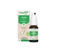 HERBALGEM - Cassis Bio Complément Alimentaire Extrait De Bourgeon Frais Pour Articulations, 15 ml spray