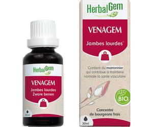 Herbalgem Venagem GC17 Complexe Jambes Lourdes Bio Flacon 30ml