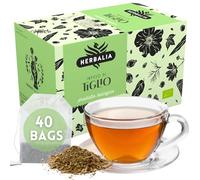 HERBALIA - Tisane au Tilleul en Sachets, Boîte d’Infusion au Tilleul de 40 Sachets Sans Agrafes Métalliques pour Infusions et Tisanes