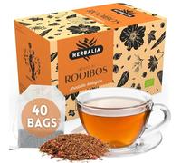 HERBALIA - Tisane Rooibos en Sachets, Coffret d'Infusion au Rooibos de 40 Sachets Sans Agrafes, 52 g - Idéal pour Infusions et Tisanes