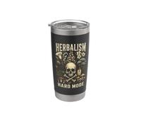 Herbalism Hard Mode Poison Plant Humor Funny Botanical Gobelet isotherme en acier inoxydable double paroi