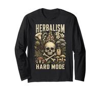 Herbalism Hard Mode Poison Plant Humor Funny Botanical Manche Longue