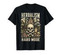 Herbalism Hard Mode Poison Plant Humor Funny Botanical T-Shirt