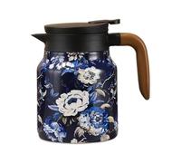 herbals - Cafetière à thé en acier inoxydable, filtre amovible, résistante à la température, couvercle étanche | Pour bureau, maison, cuisine, restaurant, camping, appartement