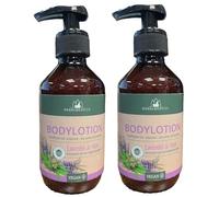 Herbamedicus Lot de 2 lotions pour le corps Lavande et chanvre 2 x 250 ml