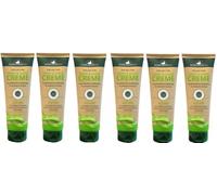 Herbamedicus Lot de 6 tubes de crème pour les mains et les ongles à l'aloe vera 6 x 125 ml