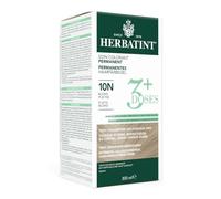Herbatint 3Doses Soin Colorant Permanent Cheveux 10N Blond Platine - 300 ml | Couvre 100% des Cheveux Blancs | Testé sur Peaux Sensibles* | Sans Ammoniaque | Vegan