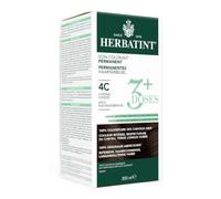 Herbatint 3Doses Soin Colorant Permanent Cheveux 4C Châtain Cendré - 300 ml | Couvre 100% des Cheveux Blancs | Testé sur Peaux Sensibles* | Sans Ammoniaque | Vegan