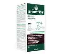 Herbatint 3Doses Soin Colorant Permanent Cheveux 4M Châtain Acajou - 300 ml | Couvre 100% des Cheveux Blancs | Testé sur Peaux Sensibles* | Sans Ammoniaque | Vegan