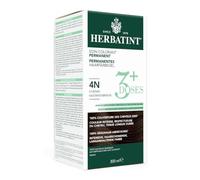 Herbatint 3Doses Soin Colorant Permanent Cheveux 4N Châtain - 300 ml | Couvre 100% des Cheveux Blancs | Testé sur Peaux Sensibles* | Sans Ammoniaque | Vegan