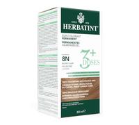 Herbatint 3Doses Soin Colorant Permanent Cheveux 8N Blond Clair - 300 ml | Couvre 100% des Cheveux Blancs | Testé sur Peaux Sensibles* | Sans Ammoniaque | Vegan