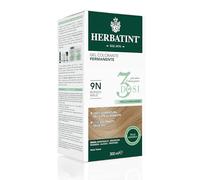 Herbatint Gel Colorant Permanent 3Dosi, 300 ml - 9 N miel blond doré, sans ammoniaque, pour peaux sensibles, 100% couverture cheveux blancs, avec 8 extraits naturels bio