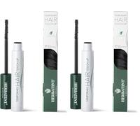 Herbatint Mascara Temporary Hair Touch-Up Noir | Retouche Racine Instantané | Couverture Temporaire des Cheveux Blancs | Testé Dermatologiquement | 93% d'Ingrédients d'Origine Naturelle (Lot de 2)