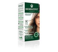 Herbatint Soin Colorant Permanent Cheveux 7C Blond Cendré - 150 ml, sans Ammoniaque, 100% de Couverture des Cheveux Blancs, Testé Dermatologiquement pour Peaux Sensibles, avec 8 Extraits Végétaux Bio