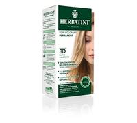 Herbatint Soin Colorant Permanent Cheveux 8D Blond Clair Doré - 150 ml, sans Ammoniaque, 100% Couverture des Cheveux Blancs, Testé Dermatologiquement pour Peaux Sensibles,avec 8 Extraits Végétaux Bio