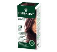 Herbatint Soin Colorant Permanent Cheveux 4M Châtain Acajou - 150 ml, sans Ammoniaque, 100% de Couverture des Cheveux Blancs, Testé Dermatologiquement pour Peaux Sensibles,avec 8 Extraits Végétaux Bio