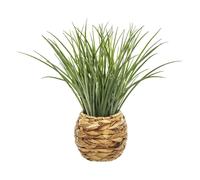 Herbe artificielle en pot tressé - H48 -5 cm - Atmosphera créateur d'intérieur
