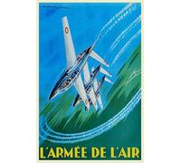 Herbé ™ Aviation ARMéE de L'AIR Rf01 - Poster/Reproduction HQ 40x60cm d'une Affiche Vintage