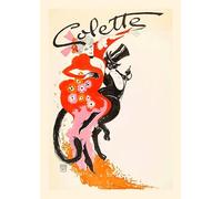Herbé ™ Colette Cabaret Rypz-Poster/Reproduction HQ 50x70cm d'une Affiche Vintage/Ancienne