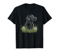 Herbe de Chien Labrador Retriever Noir Nature Art T-Shirt